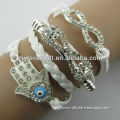 MYLOVE crystal braided bracelet charm MLZ011